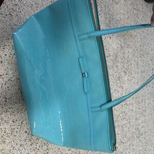 Kate Spade Aqua Blue Tote Bag